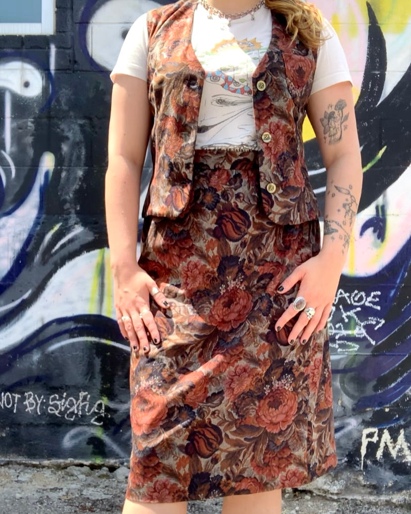 Tapestry Skirt Set