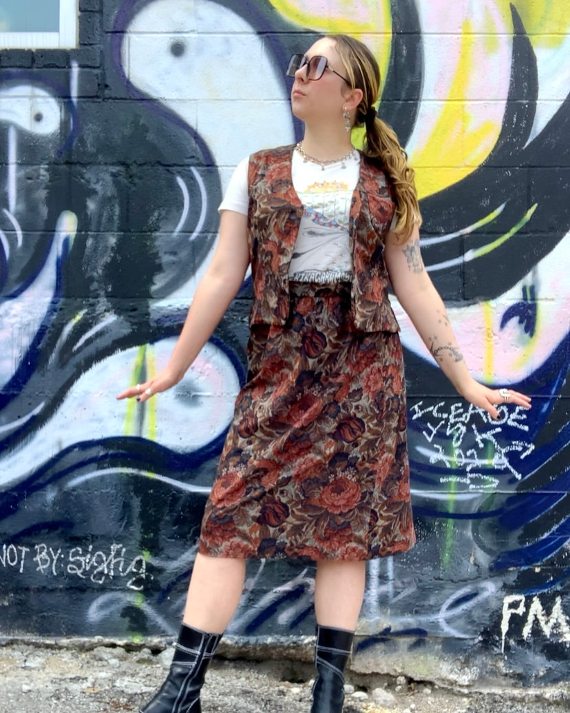 Tapestry Skirt Set