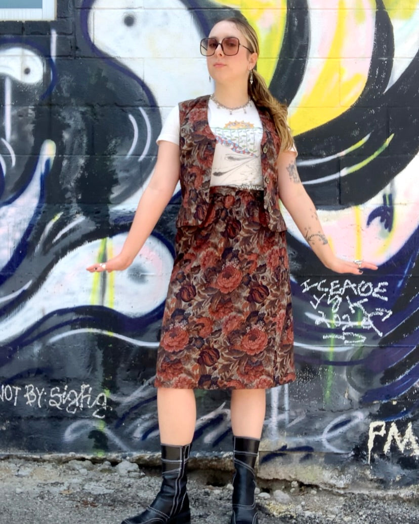 Tapestry Skirt Set
