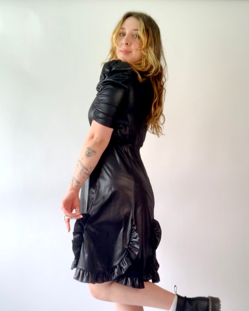 80's Gothic Cowgirl Dress