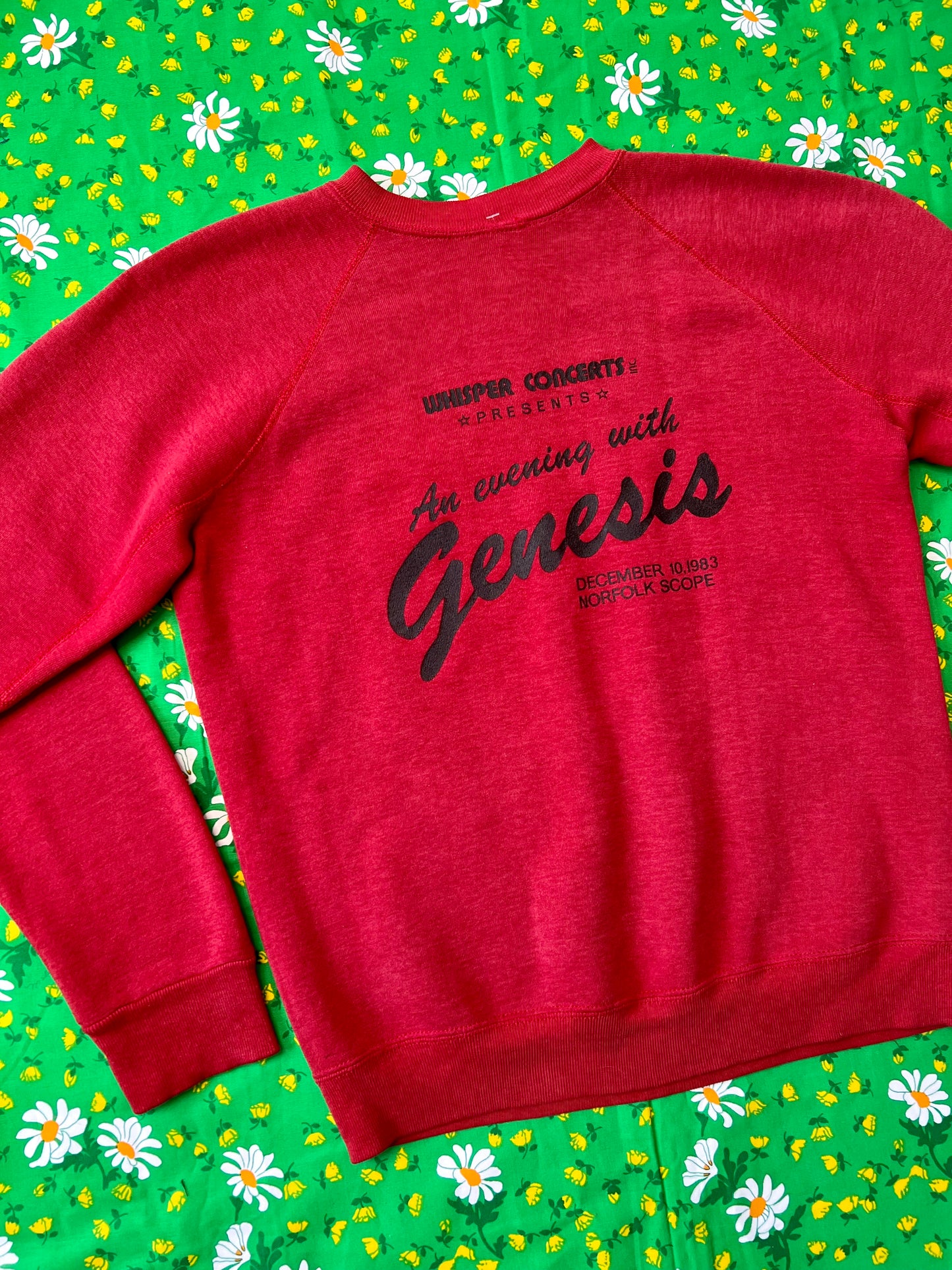 1983 Whisper Concerts Genesis Sweatshirt